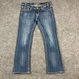 Rock & Roll Jeans Womens Size 31x32 Blue Riding Bootcut Western Style Denim